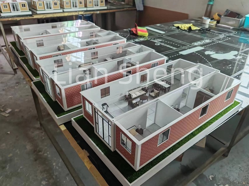 Model Expandable Container House je tako srčkan.